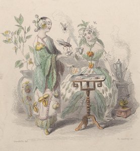 Té y Café, de Les Fleurs Animées, 1847