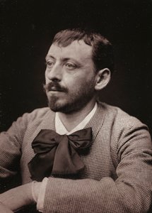 Álbum Artístico y Biográfico, 5º año, Salón 1885; retrato del pintor francés Frédéric Montenard (1849-1926)
