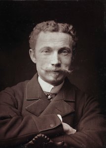 Album Artistique et Biographique, 5me année, Salon 1885; retrato del pintor Raoul de Pibrac (1852-1937)