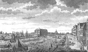 La Oficina del Almirantazgo, Ámsterdam, Holanda, c1778. Artistas: Desconocido, Charles Middleton de Charles Middleton