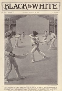 El deporte vasco de pelota jugado en Olympia, Londres