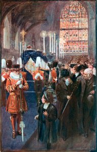 El Lying-in-State del Rey Eduardo VII de Charles Mills Sheldon