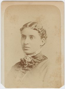 Carte de visite de Lottie Grimke, c.1870 de Charles Milton Bell
