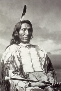 Jefe Red Cloud (1822-1909) 1880 de Charles Milton Bell