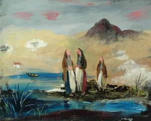 Morning Mist (óleo sobre lienzo) de Charles Murray