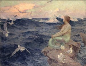 La sirena (óleo sobre lienzo)