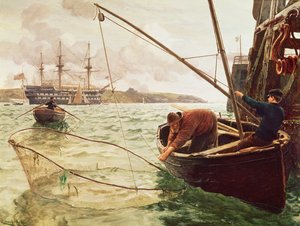 Una red de pesca, 1886