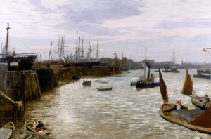 Blackwall, 1872 de Charles Napier Hemy