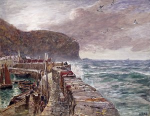 Muelle de Clovelly de Charles Napier Hemy