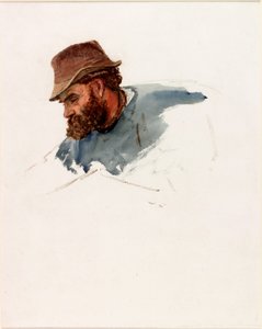Cabeza de un pescador de Charles Napier Hemy