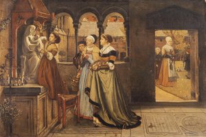 Para la Fiesta de Nuestra Señora, 1868 de Charles Napier Hemy