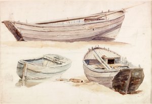 Estudios de barcos salmoneros