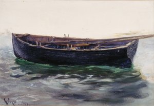Estudio de Barco de Charles Napier Hemy