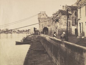 Arles, Porte des Châtaignes, 1852 de Charles Nègre