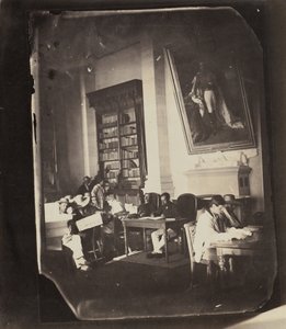 Asile impériale de Vincennes: la bibliothèque, 1858-59