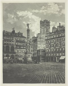 París, Place de Châtelet de Charles Nègre