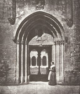 Portail Saint-Trophime, entrada del claustro, Arles, Iglesia Metropolitana de Saint-Trophime, 1852 de Charles Nègre