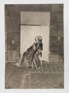 Retrato de una mujer sentada desconocida de Charles Nègre
