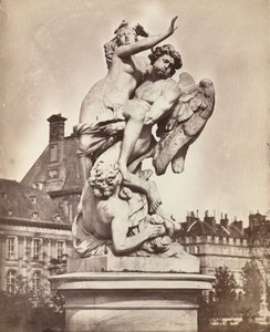 Estatua de las Tullerías: G. Marsy y A. Flamen: Borée raptando a Oritía de Charles Nègre