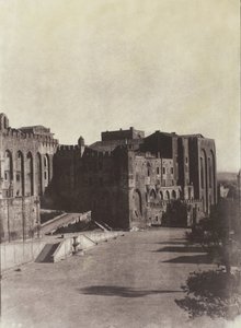 El Palacio del Papa, Aviñón, c. 1851, impreso en 1970 de Charles Nègre