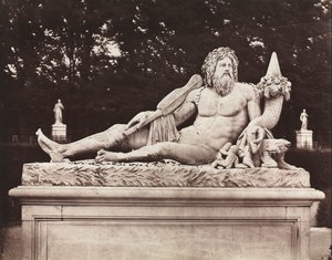 El Tíber, Jardín de las Tullerías, París, 1859 de Charles Nègre