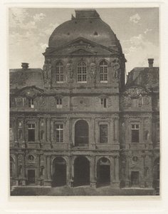 Plancha VII – El Louvre, Pabellón del Reloj de Charles Nègre, André Jammes