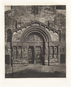 Plancha VI – Entrada de Saint Trophime de Arles de Charles Nègre, André Jammes