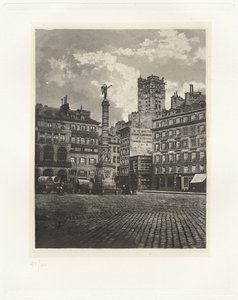 Plancha V – Place du Châtelet de Charles Nègre, André Jammes
