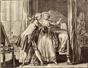 El Orejero y el Fijador de Moldes de Charles Nicolas Cochin