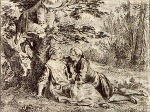 El aldeano en busca de su ternero de Charles Nicolas Cochin