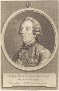 Louis Cesar de La Baume-le-Blanc de Charles Nicolas Cochin II