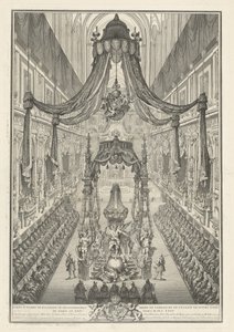 Pompa fúnebre de Polixena de Hesse-Rhinfels de Charles Nicolas Cochin I