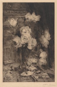 Estudio de rosas de Charles Nicolas Storm van 