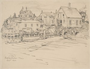 Boothbay Harbor, Maine, 1923 de Charles P. Reiffel