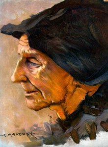 Estudio de una cabeza de Charles Padday
