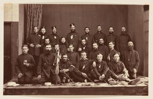 Retrato de grupo militar de Charles Parker