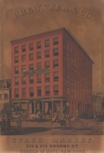 Brewster & Co. Fabricantes de carruajes, 372 & 374 Broome St., ca. 1860-70
