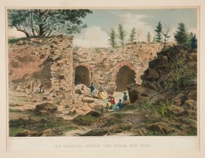 Viejas casamatas - interior de Fort Putnam, West Point de Charles Parsons