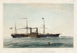 Barco de vapor U.S. Mail, Illinois de Charles Parsons