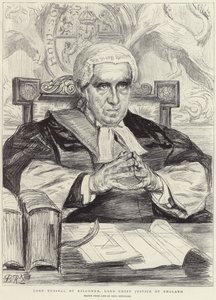 Lord Russell de Killowen (litografía) de Charles Paul (after) Renouard