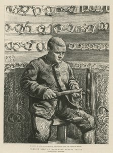 Vida de convictos en la prisión de Wormwood Scrubs (grabado) de Charles Paul Renouard