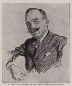 M Bertulus, juez de instrucción, quien recibió la declaración del Coronel Henry de Charles Paul Renouard