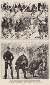 Las maniobras del ejército, la batalla en Fox Hills de Charles Paul Renouard