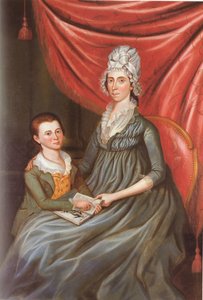 Eleanor Conway Hite e hijo, James Madison Hite de Charles Peale Polk