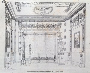 Estudio de pintura para CI de Charles Percier