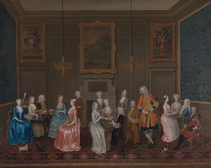 Fiesta del Té en la Casa de Lord Harrington, St. James