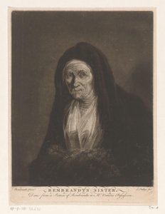 Retrato de una anciana desconocida
Rembrandts - hermana (título en el objeto)