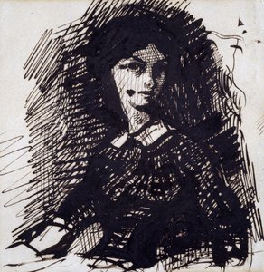 Retrato de Jeanne Duval, mediados del siglo XIX