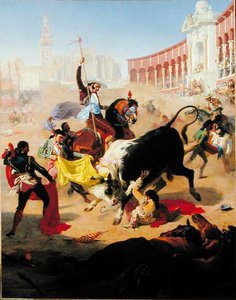 Corrida de toros, 1846 de Charles Porion