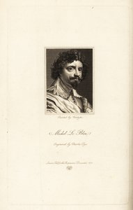 Retrato de Michel le Blon de Charles Pye